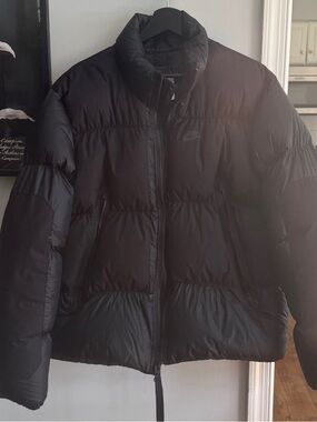Nike Black Quilted Puffer Jacket